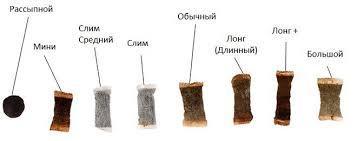 Разновидности пакетиков снюса