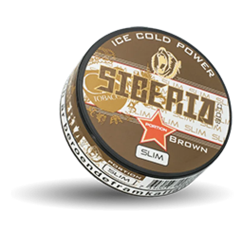 Снюс SIBERIA Brown Slim (немецкий) снюс сибирь