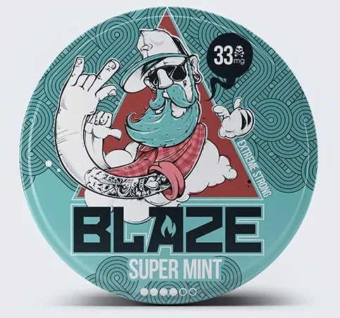 Жевательная смесь (снюс) Blaze Super mint снюс BLAZE
