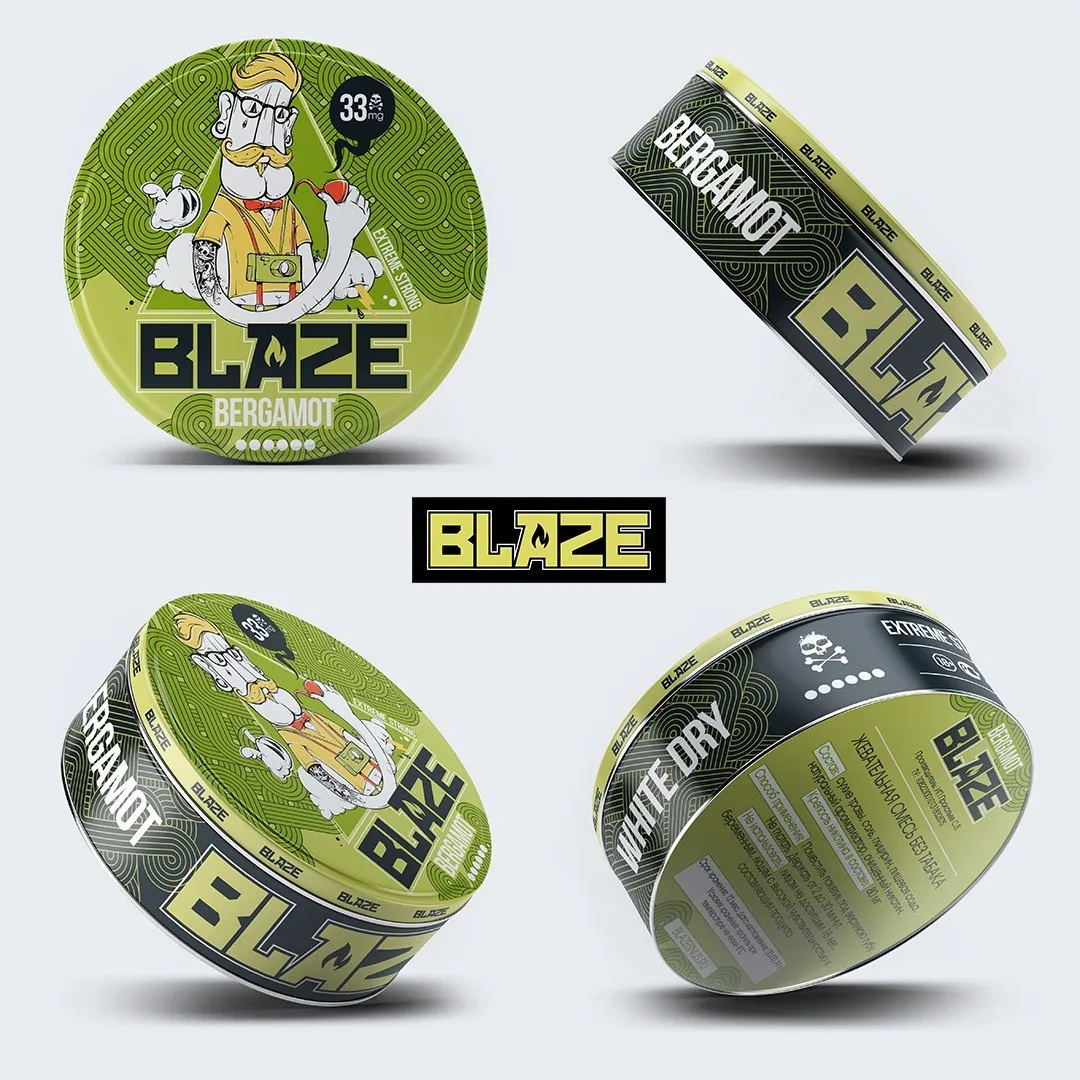 Жевательная смесь (снюс) Blaze Bergamot снюс BLAZE