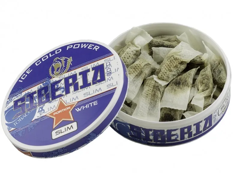 Снюс SIBERIA Blue White Slim (немецкий) снюс сибирь